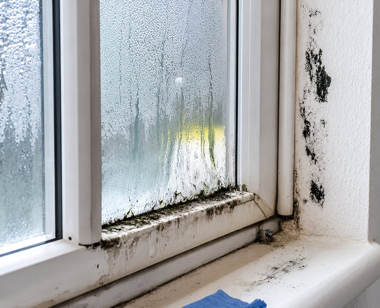 what does mold look like on windows