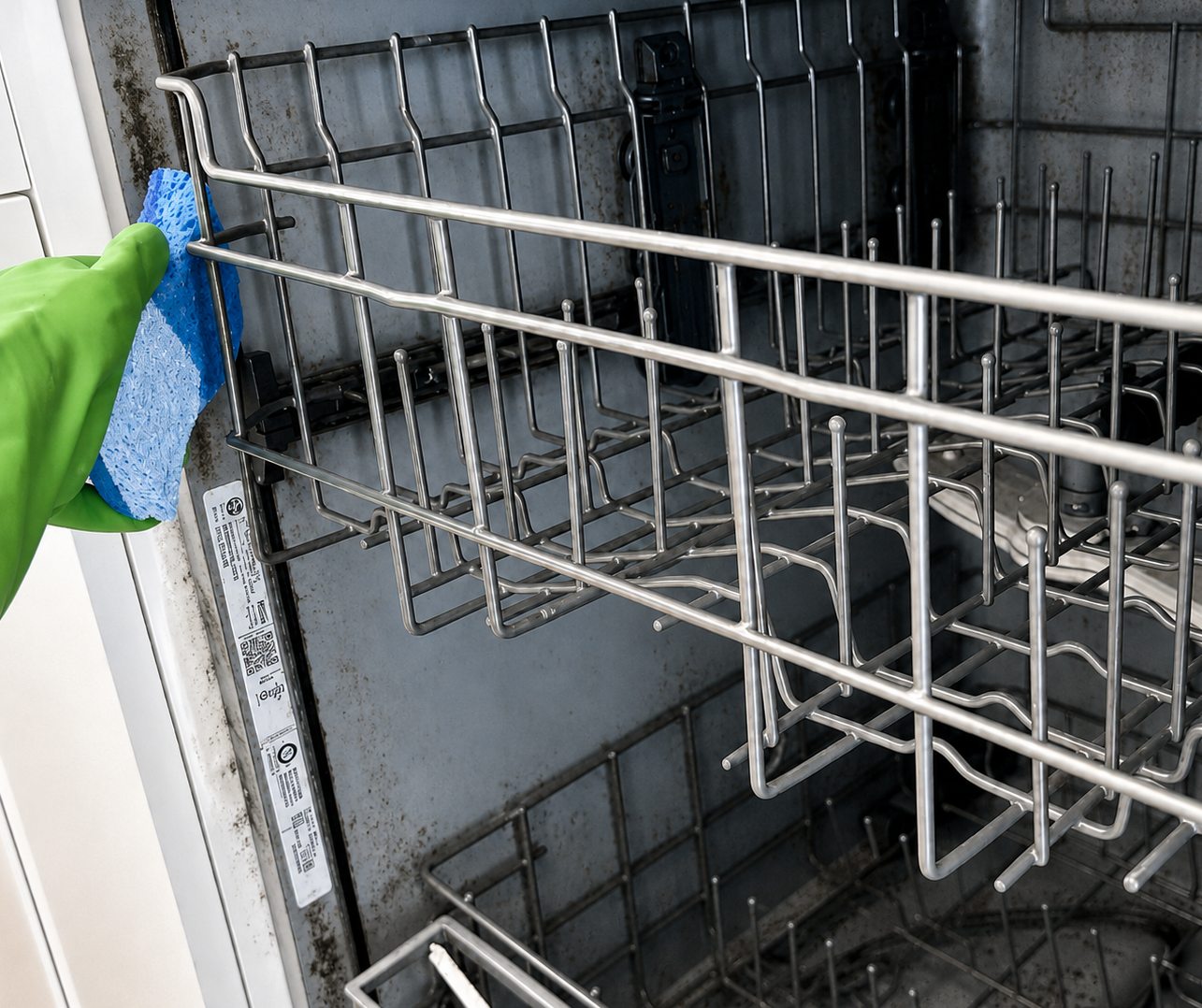 mold in refrigerators and dishwashers
